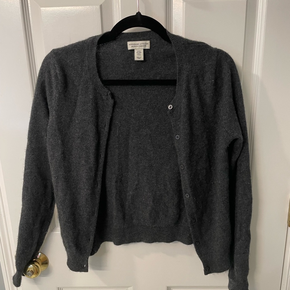 Adrienne Vittadini cashmere suéter